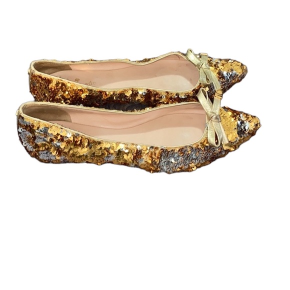 Kate Spade Sequin Flats Size 8 - Picture 3 of 4